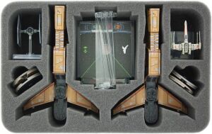 Schaumstoffeinlage für Star Wars X-Wing 2xReiszahn