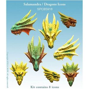 Salamandra Heads Icons
