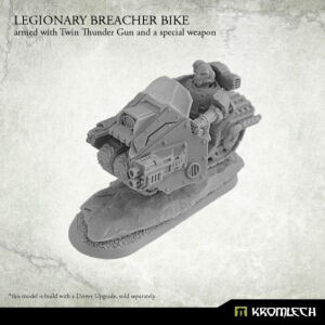 Legionary Breacher Bike (1) armed with twin thunder gun...