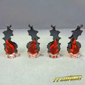 Wound Markers - Fire Markers (4)