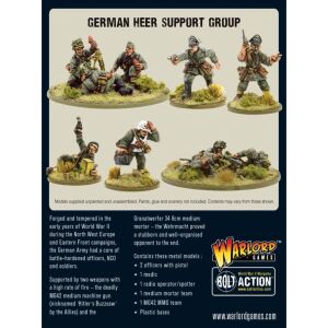 German Heer Support Group (HQ, Mortar & MMG)