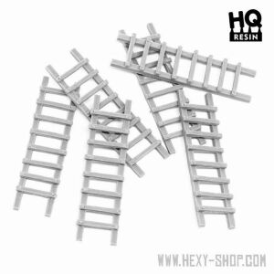 Wooden Ladder Set