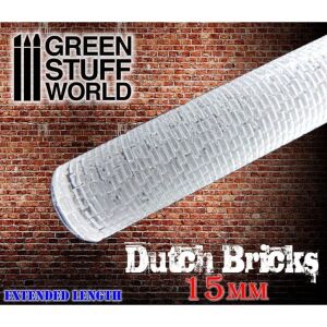 Rolling Pin - Dutch Bricks 15mm