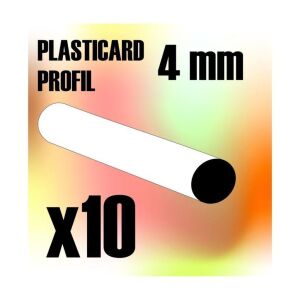 ABS Plasticard - Profile ROD 4mm