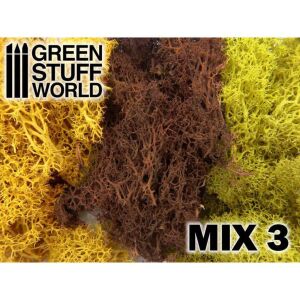 Reindeer Moss - Yellow and Brown Mix