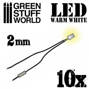 Warm-white LED Lights - 2mm