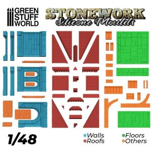 Silikon Texturplatten - Stonework