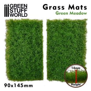 Grasmattenausschnitte - Grüne Wiese