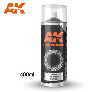 AK Fine Primer Black 400ml