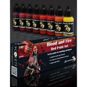 Blood and Fire Red Paint Set