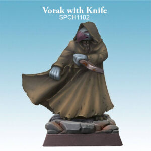 Vorak with Knife