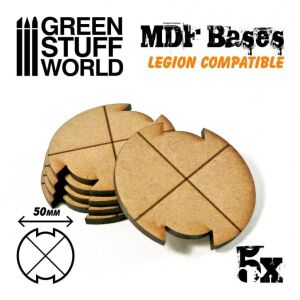 MDF Bases - Round 50 mm (Legion)