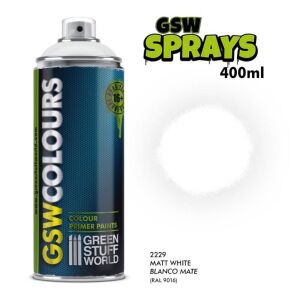 Spray Primer Farbe Matt Weiß 400ml