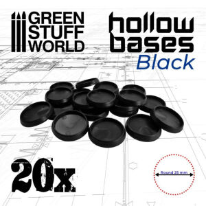 25mm Hollow Bases