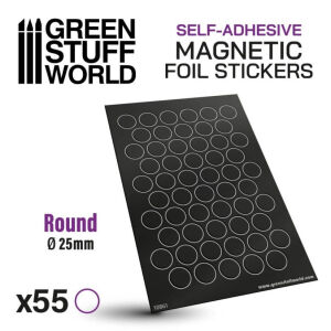 Round Magnetic Stickers - 25mm