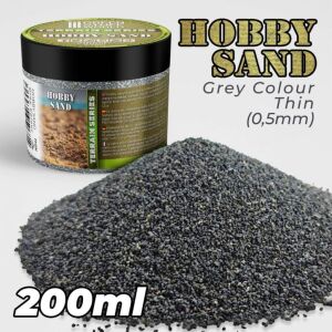 Feiner Hobby-Sand - Dunkelgrau