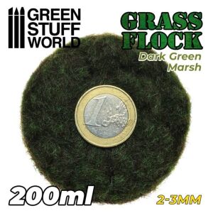 Elektrostatisches Gras 2-3mm - Dark Green Marsh