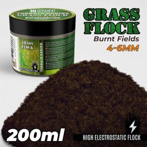 Elektrostatisches Gras 4-6mm - Burnt Fields