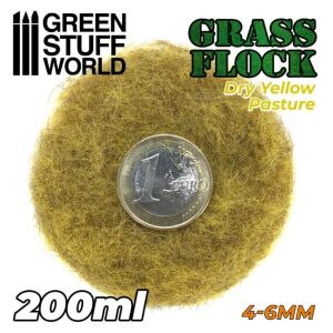 Elektrostatisches Gras 4-6mm - Dry Yellow Pasture