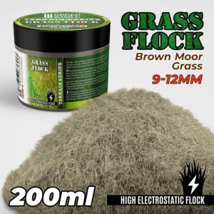 Elektrostatisches Gras 9-12mm - Brown Moor Grass