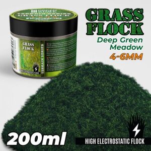 Elektrostatisches Gras 4-6mm - Deep Green Meadow