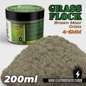 Elektrostatisches Gras 4-6mm - Brown Moor Grass 