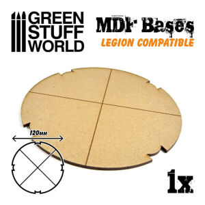 120 mm runde MDF Basen (Legion)