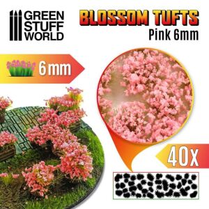 Blumenbüscheln - Selbstklebend - 6mm - ROSA