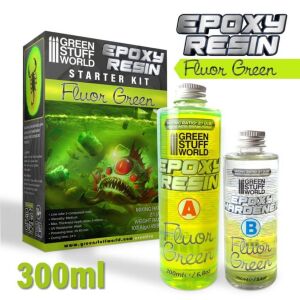 Wassereffekt- Fluor Grün Epoxidharz