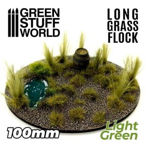 Langes hell-grünes Gras 100mm