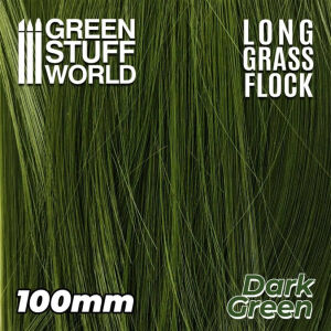 Langes dunkel-grünes Gras 100mm