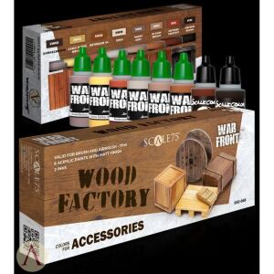 Scale 75 paint set for wood and factory