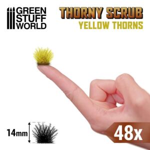 Thorny Scrub 14mm - Yellow Thorns