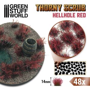 Thorny Scrub 14mm - Hellhole Red