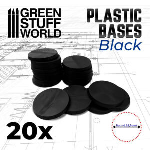 Plastic Bases - Round 28,5 mm