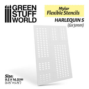 Flexible Stencils - Harlequin S - 6x3mm