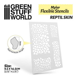 Flexible Stencils - Reptile Skin