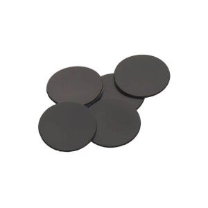 Self-adhesive magnetic foil stickers for 25mm round cast...
