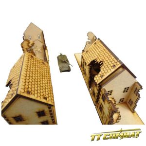 15mm Ruined Town House Set