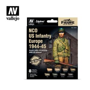 Vallejo Model Color Set: US Infantry Europe 1944-45 (8...