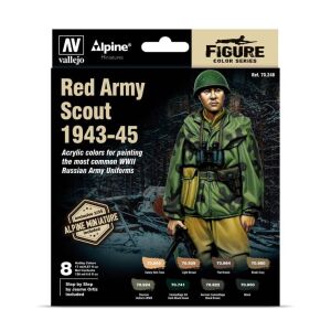 Vallejo Model Color Set: Alpine Red Army Scout 1943-45 by...