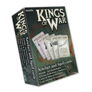 Kings of War: Artefact and Spell cards - engl.
