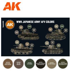 WWII Japanese Army AFV Colors Set