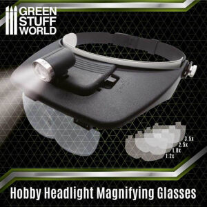 Headlamp with Magnifying Lense