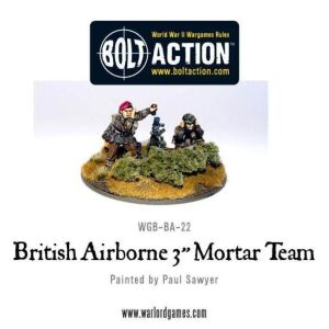 British Paras 3 inch Mortar