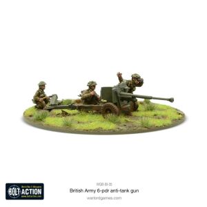 British Army 6 Pounder AT Gun