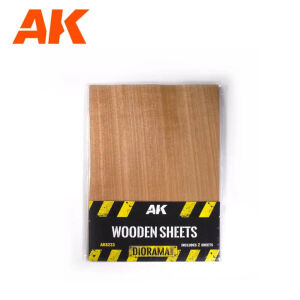 Wooden Sheets Includes 2 Sheets / Incluye 2 Planchas