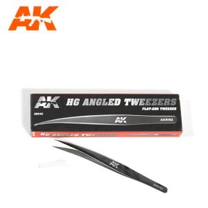 Hg Angled Tweezers 02 (Flat-End)