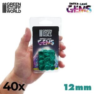 Turquoise 12mm Acrylic Gems