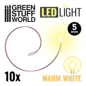 Warm white LED-Lamps - 3mm